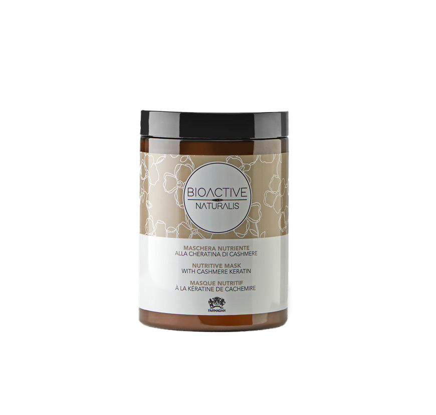 FARMAGAN Plaukų kaukė su kašmyro keratinu BIOACTIVE NATURALIS NUTRITIVE 230 ml.