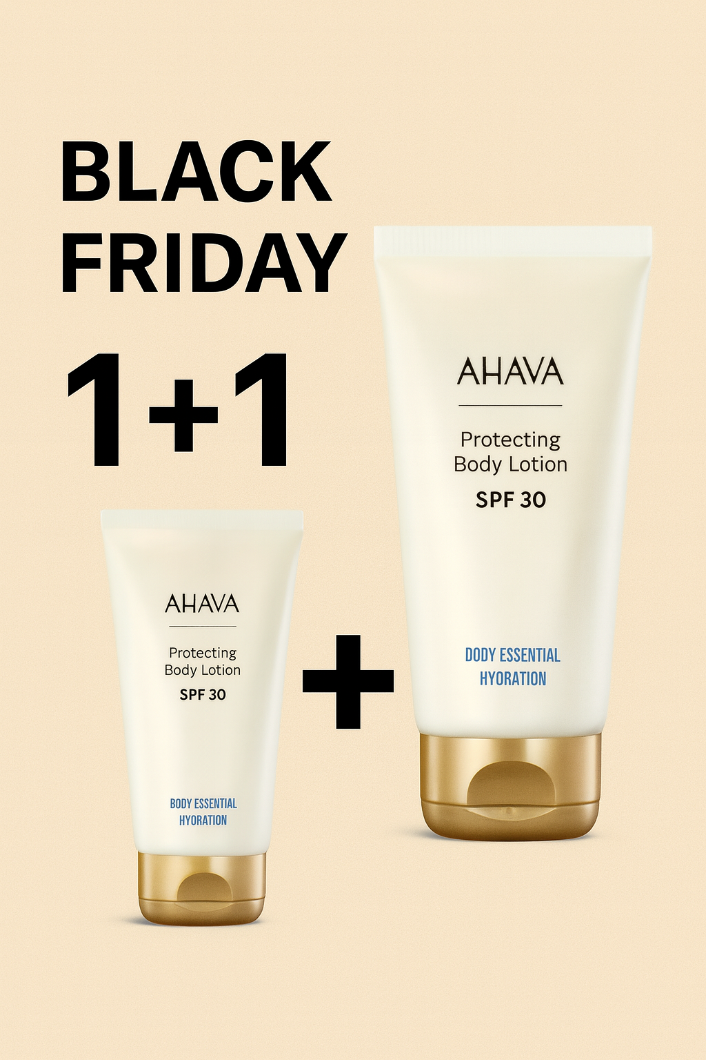 AHAVA Apsauginis Drėkinantis Kūno Losjonas SPF 30, 150 ml